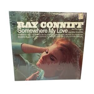 Vintage 1966 Ray Conniff Somewhere My Love Stereo Music LP Vinyl Record